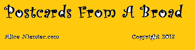 Postcards from a broad banner